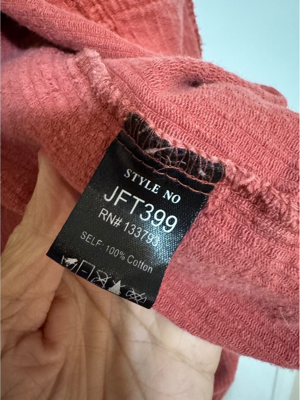 POL Corduroy Button-Up Jacket in Rose - Picture 4 of 4